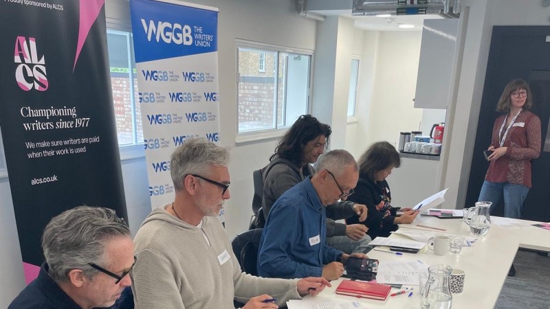 Participants at a WGGB in-person training session